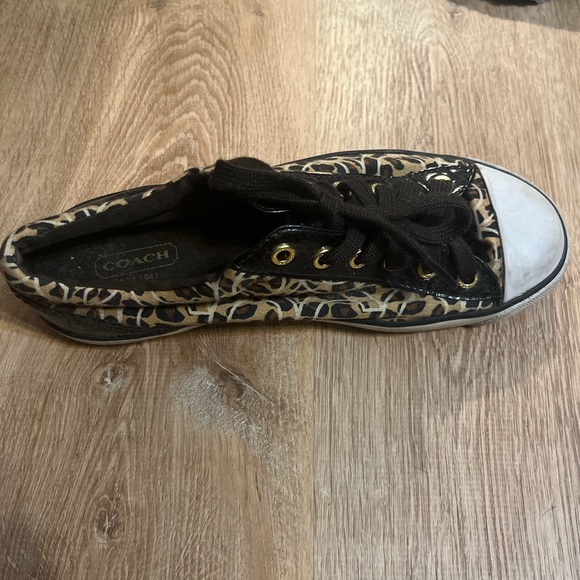 Coach cheetah print sneakers - Picture 2 of 5